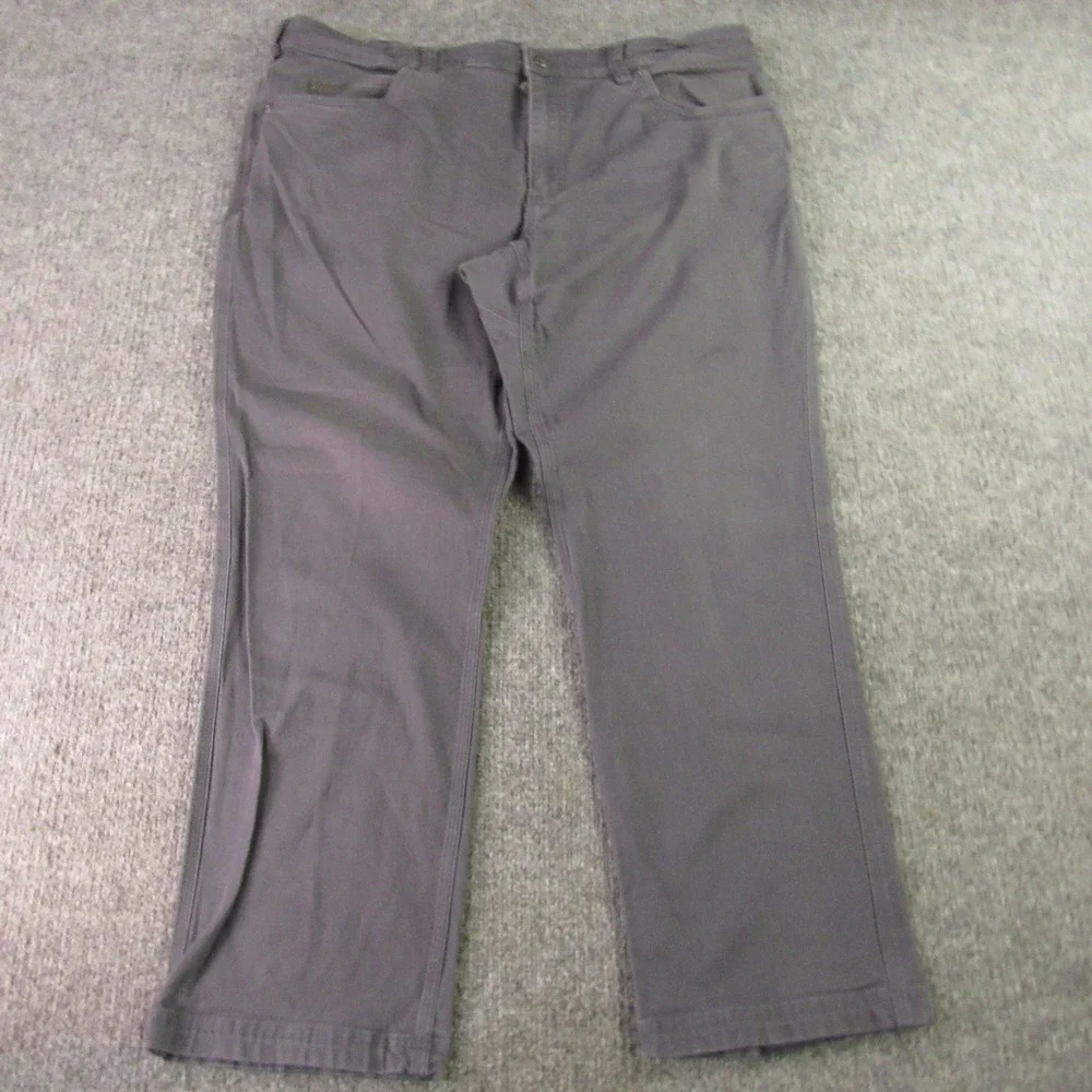 Duluth Trading Co Flex Fire Hose Pants Mens 42x30 Gray Slim Cargo Workwear 84332